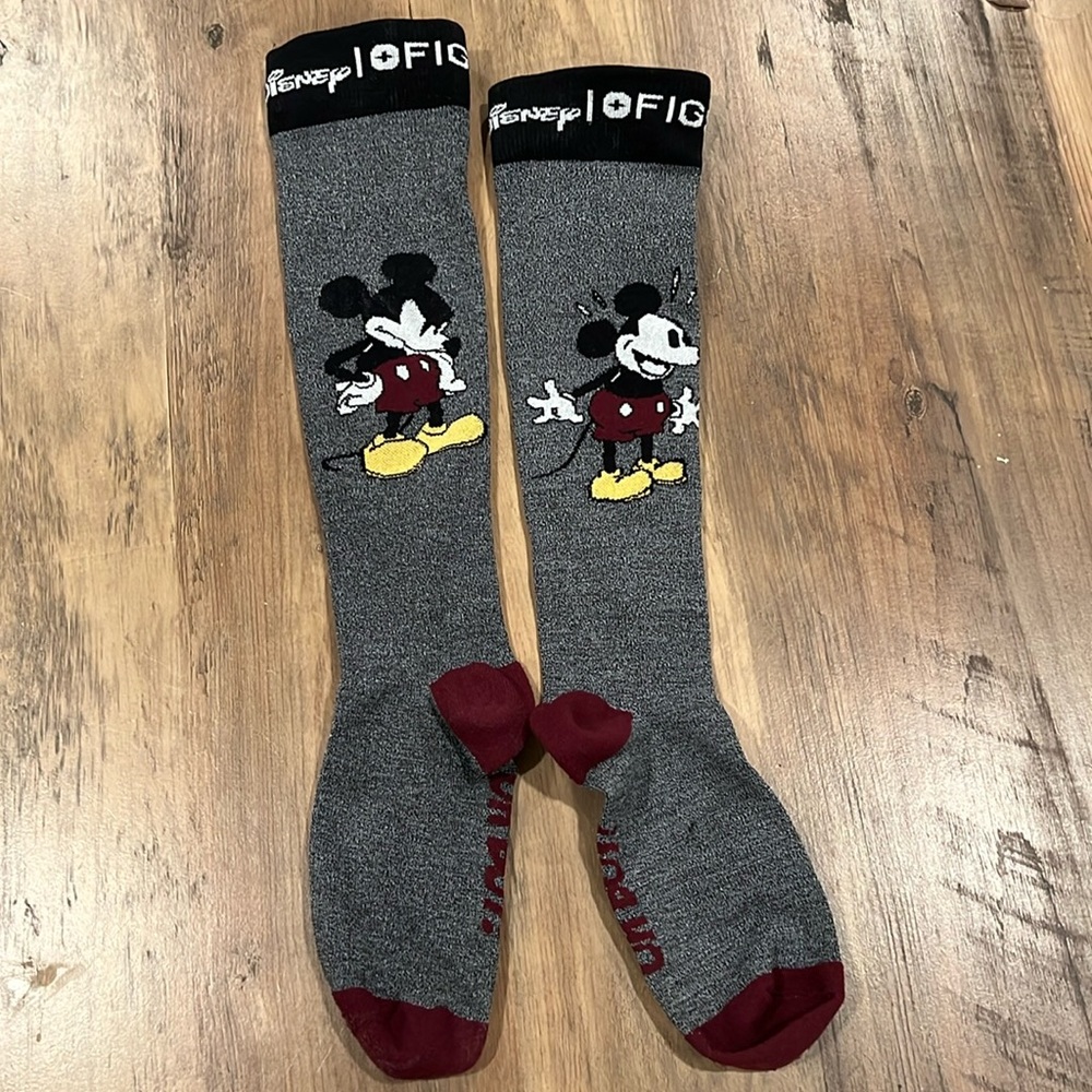 Figs Disney Compression Stockings. Size Medium but fits like a small. EUC.